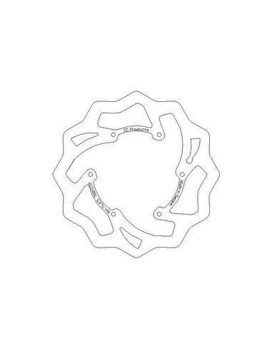 DISQUE DE FREIN AVANT BETA 125 RR 2018 / 2022 250/300/350/400/450/480 2013/2015