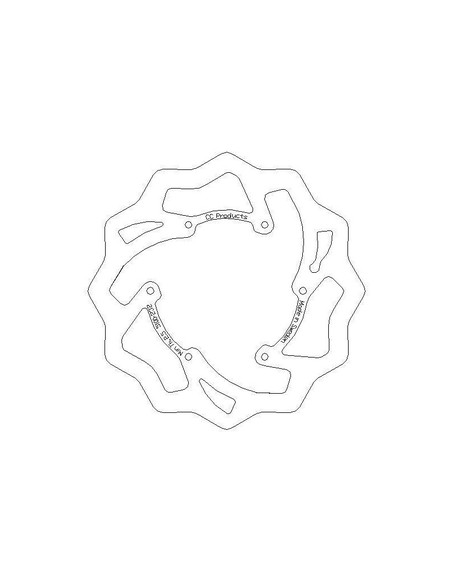 DISQUE DE FREIN AVANT BETA 125 RR 2018 / 2022 250/300/350/400/450/480 2013/2015