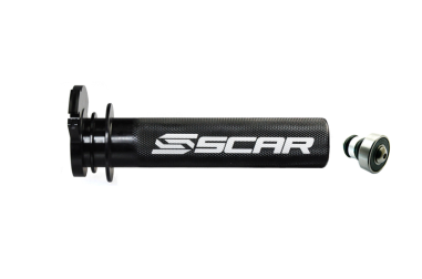 SCAR Throttle Tube Aluminium + Bearing Black KTM/Husqvarna