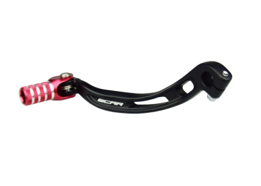 SCAR Gear Shift Lever Black with Red Endpiece Beta RR250/300