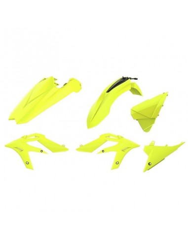 Plastic kit POLISPORT Replica - Fluorescent yellow colour
